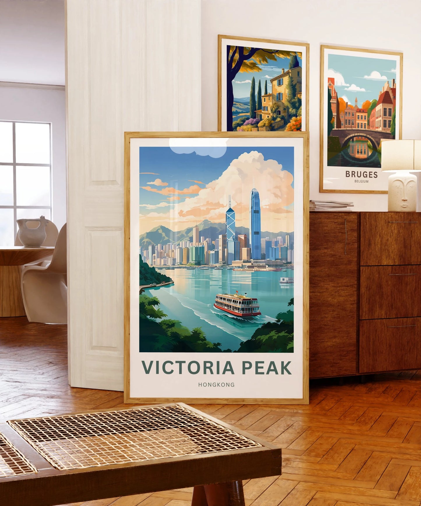 Victoria Peak Travel Poster