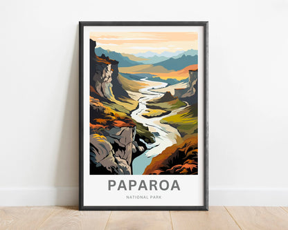 Paparoa Travel Poster