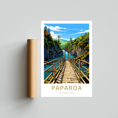 Paparoa Travel Poster