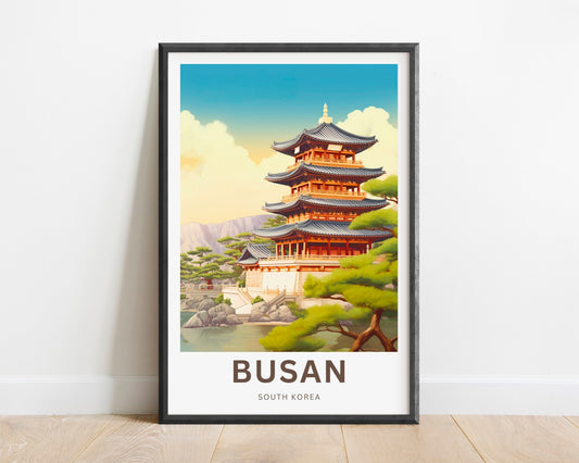 Busan Travel Poster