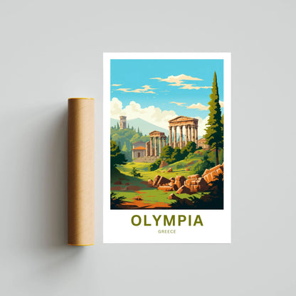 Olympia Travel Poster