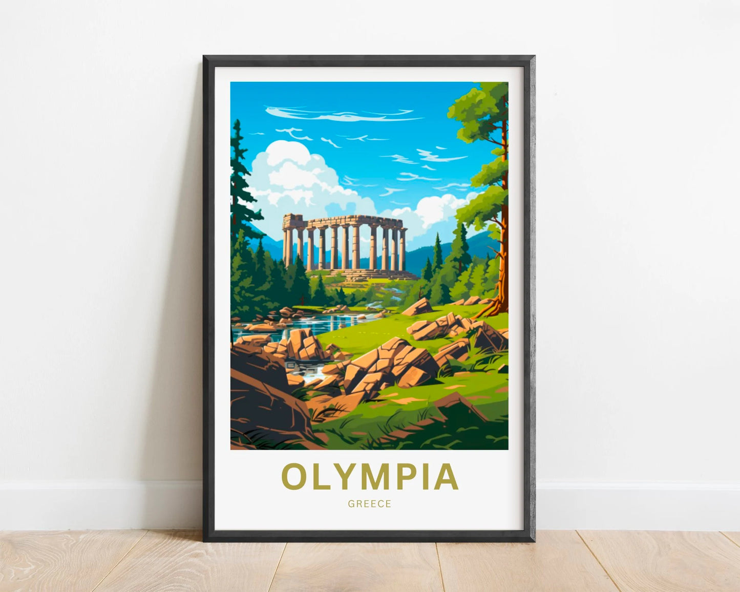 Olympia Travel Poster