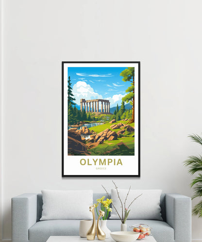 Olympia Travel Poster