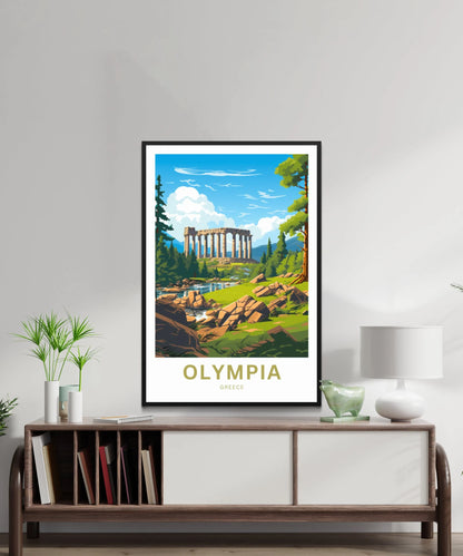 Olympia Travel Poster