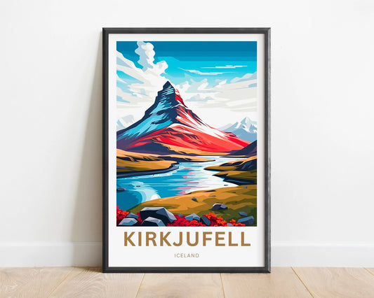 Kirkjufell Travel Poster
