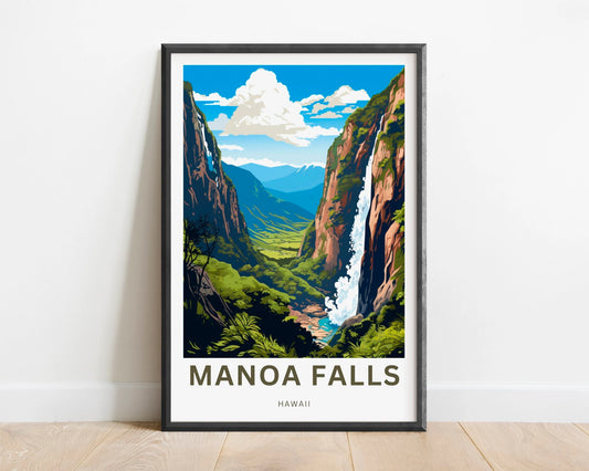 Manoa Falls Travel Poster