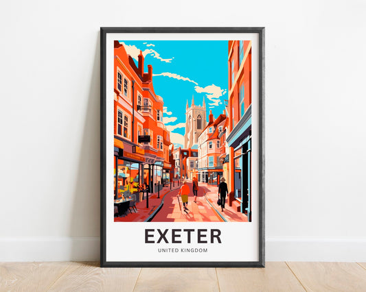 Exeter Travel Poster