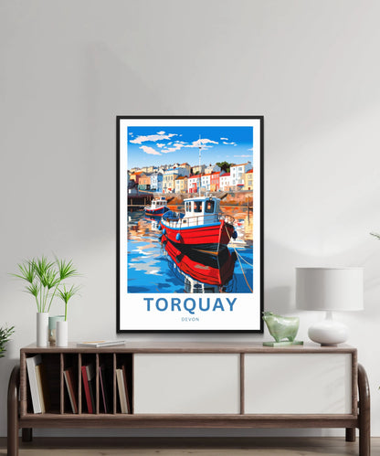 Torquay Travel Poster