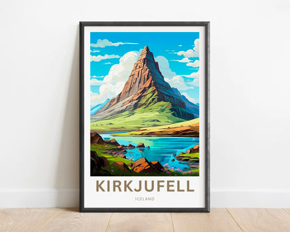 Kirkjufell Travel Poster
