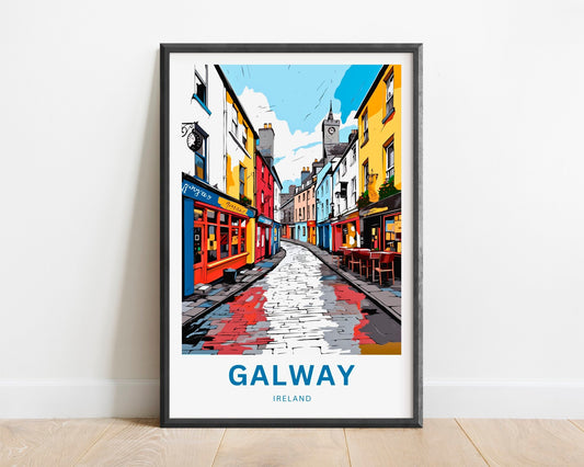 Galway Travel Poster