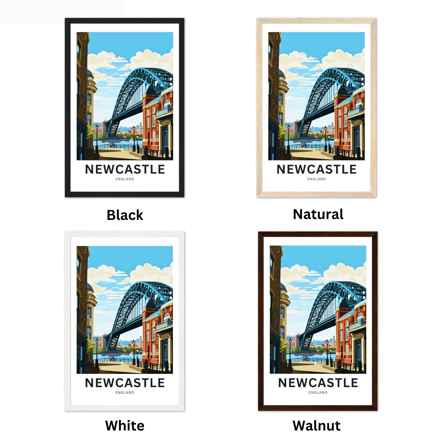 Newcastle Travel Poster