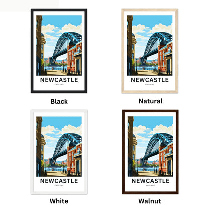 Newcastle Travel Poster