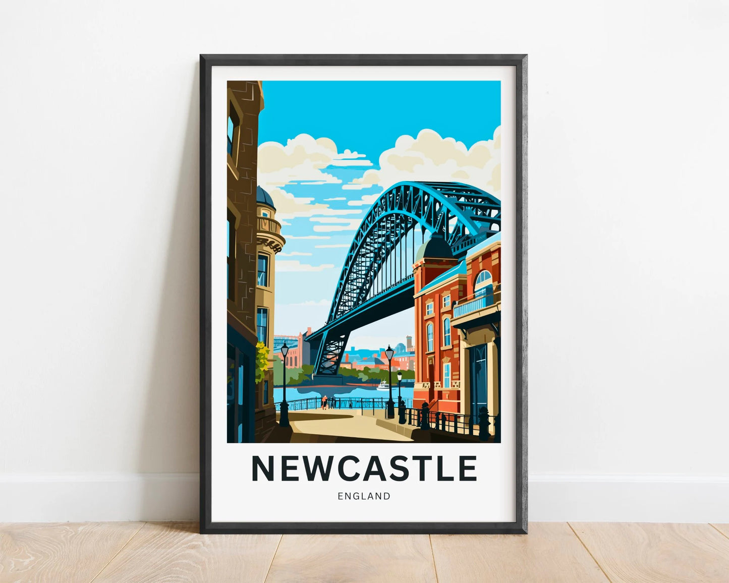 Newcastle Travel Poster