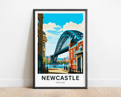 Newcastle Travel Poster