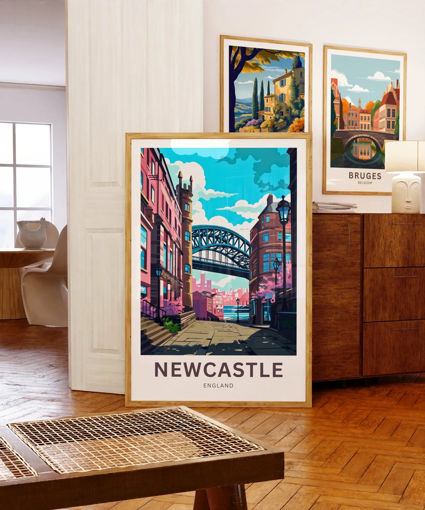 Newcastle Travel Poster