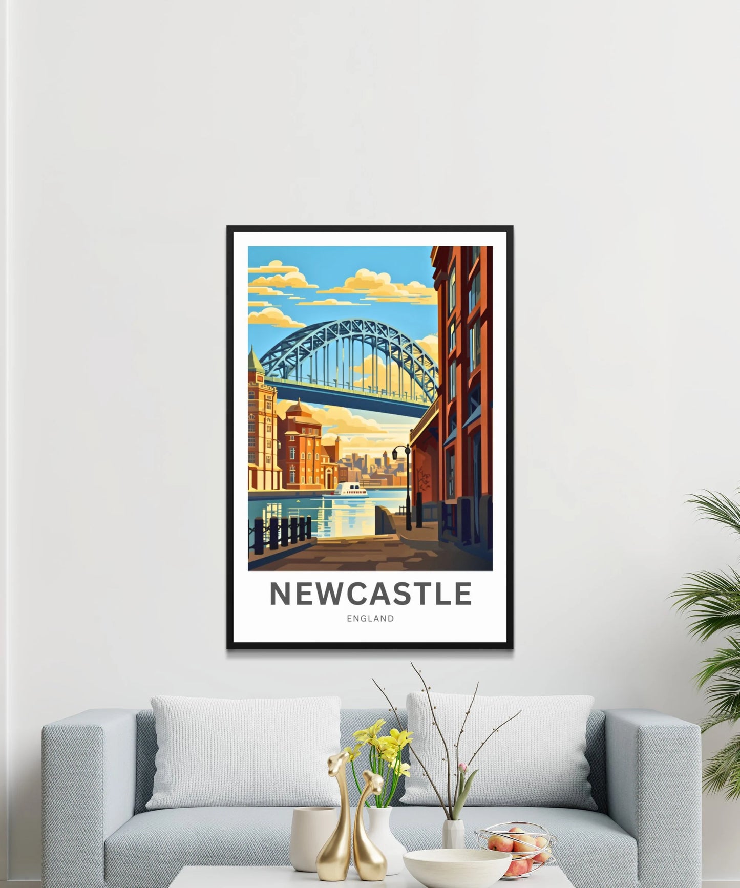 Newcastle Travel Poster