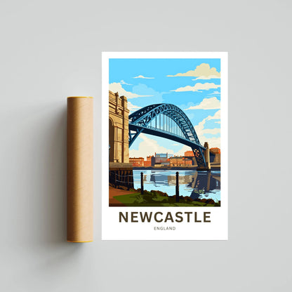 Newcastle Travel Poster