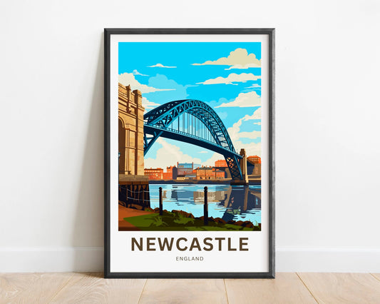 Newcastle Travel Poster