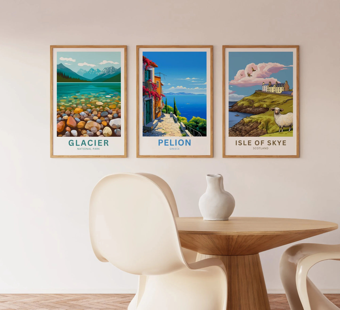 Pelion Travel Poster