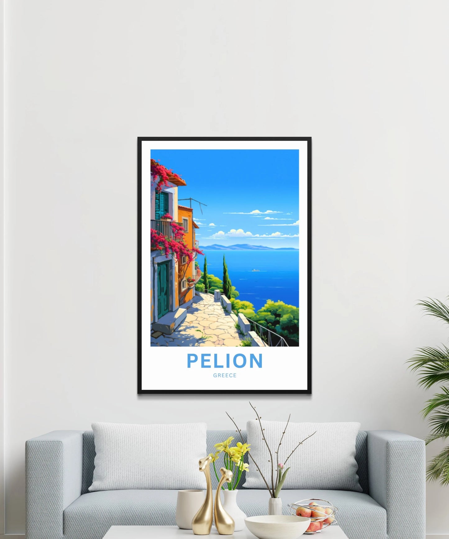 Pelion Travel Poster