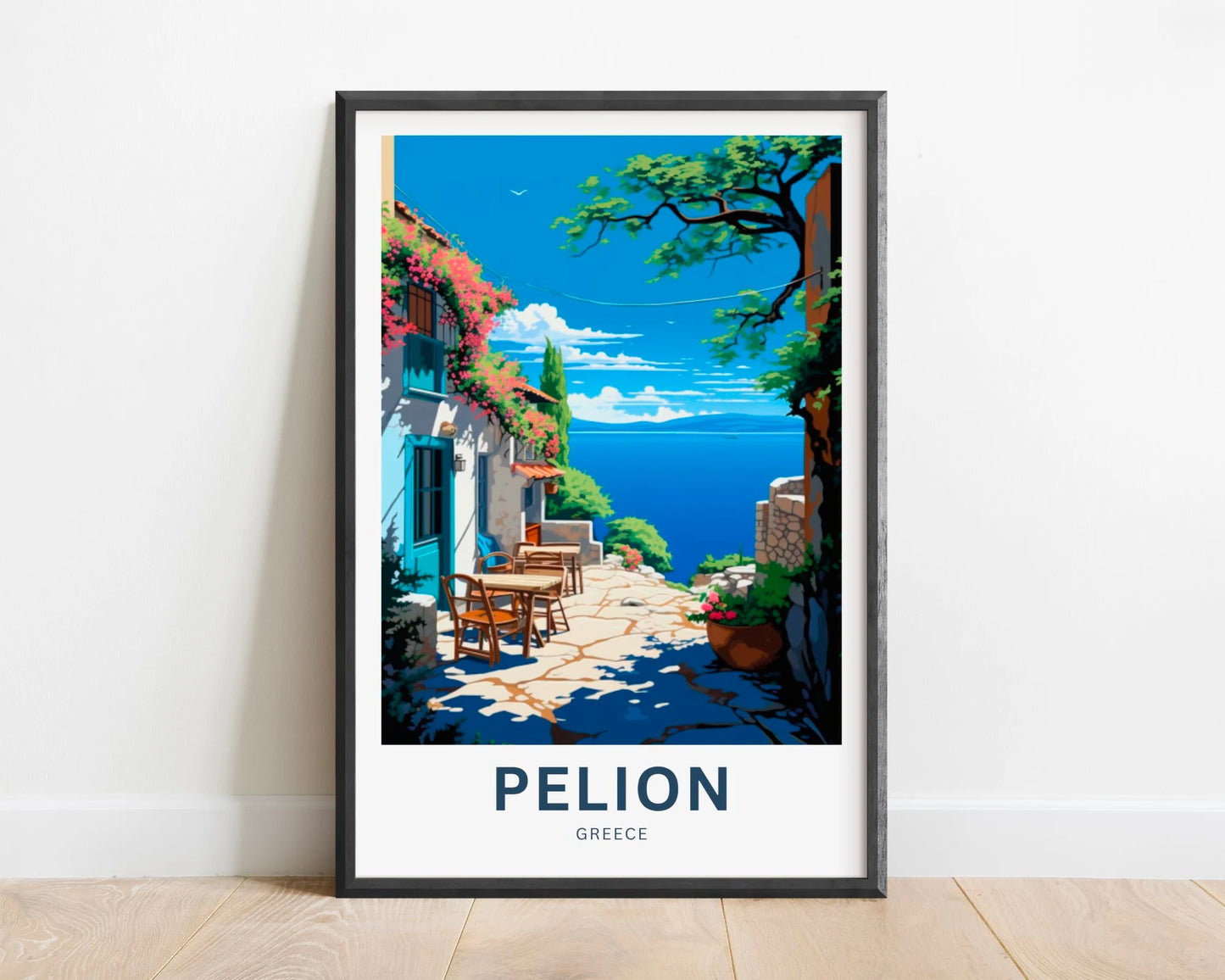 Pelion Travel Poster