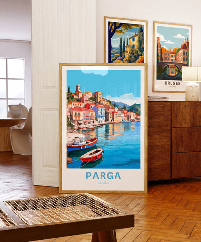 Parga Travel Poster