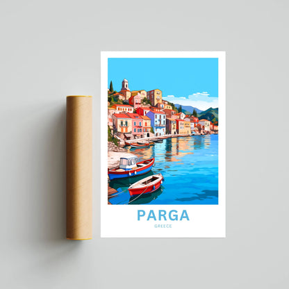 Parga Travel Poster