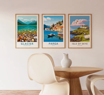 Parga Travel Poster