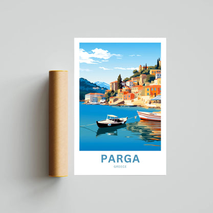 Parga Travel Poster