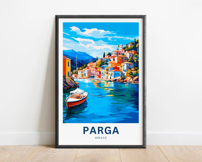 Parga Travel Poster