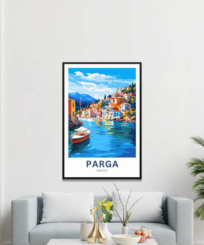 Parga Travel Poster