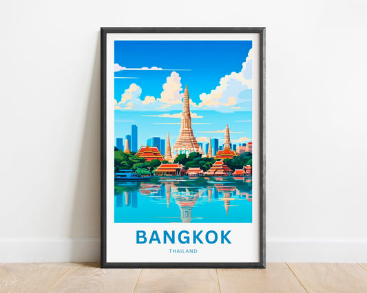 Bangkok Travel Poster