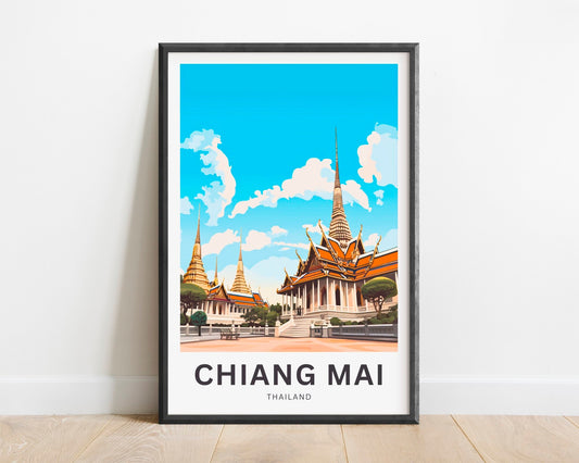 Chiang Mai Travel Poster