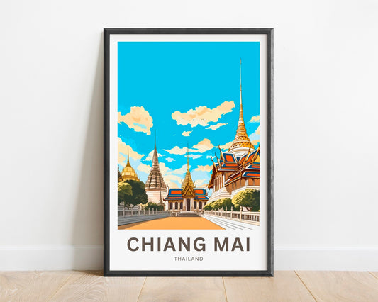 Chiang Mai Travel Poster
