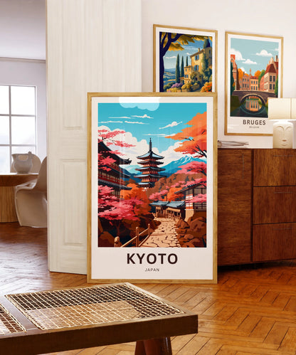 Kyoto Travel Poster