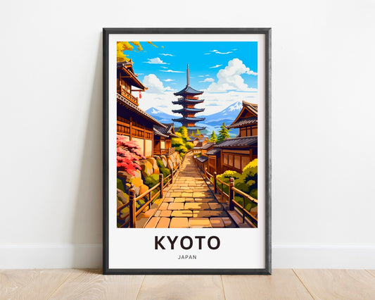 Kyoto Travel Poster