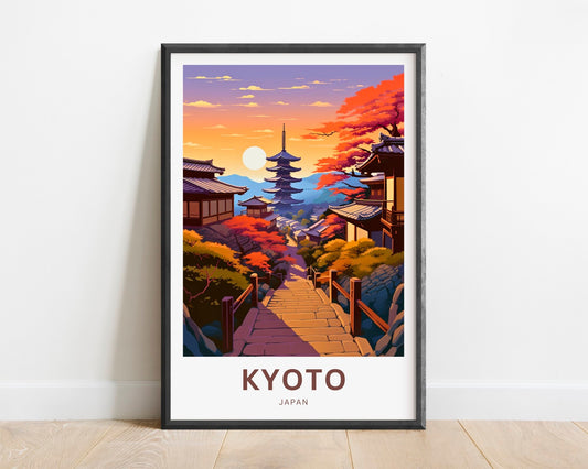 Kyoto Travel Poster