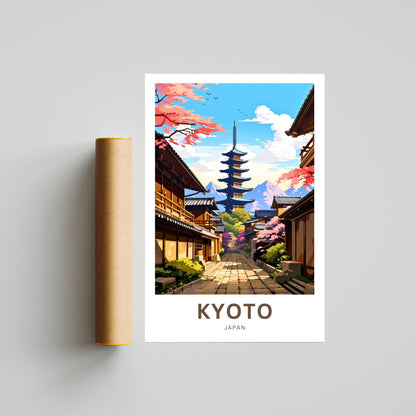 Kyoto Travel Poster
