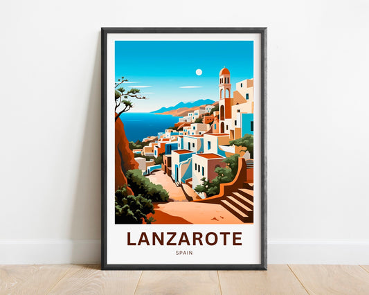 Lanzarote Travel Poster
