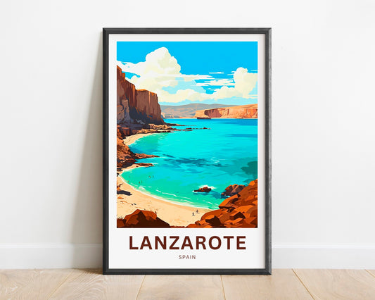 Lanzarote Travel Poster