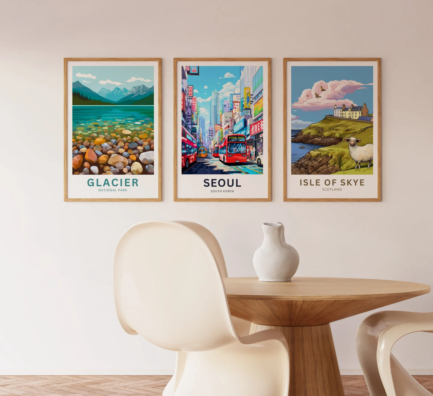 Seoul Travel Poster