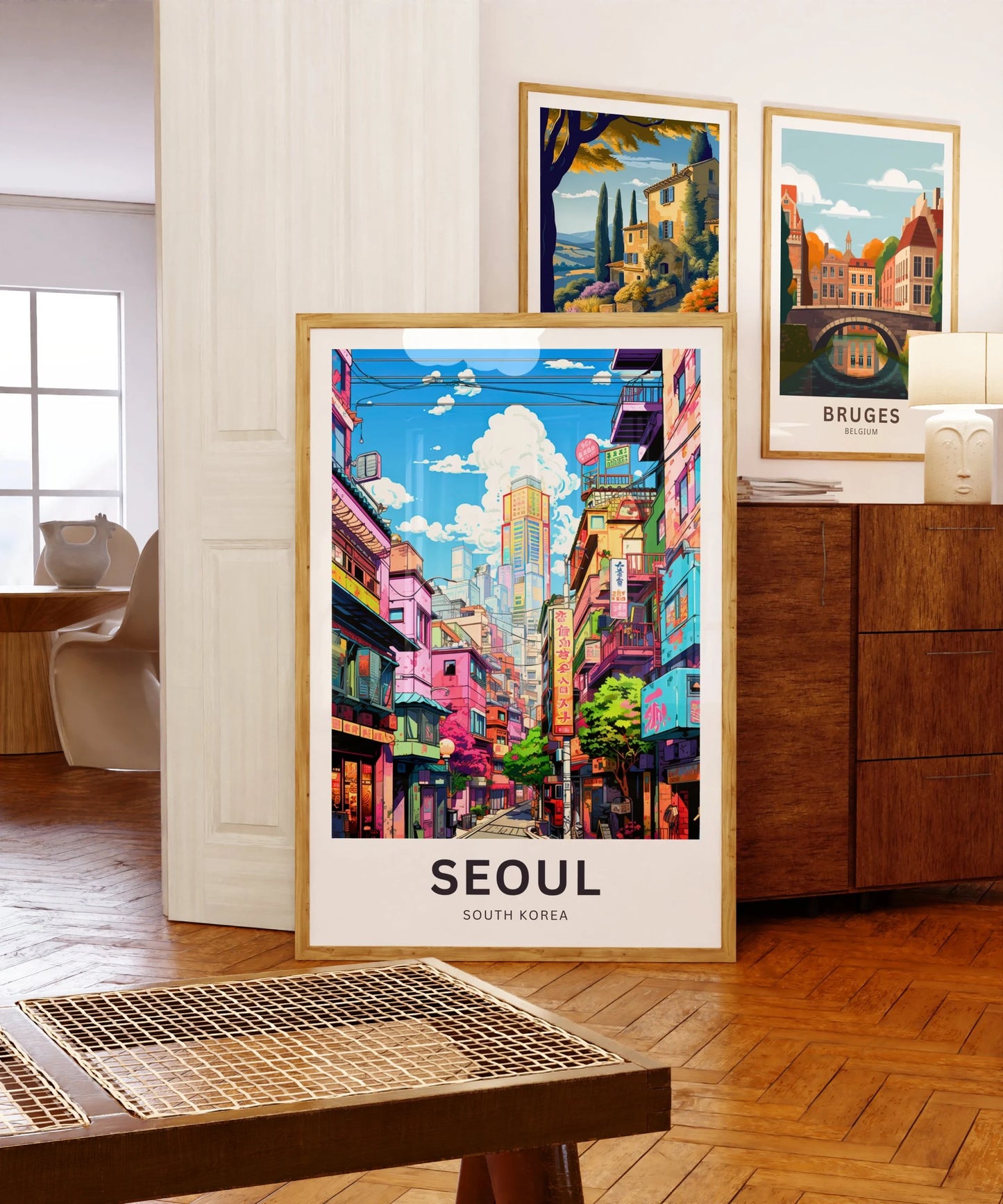 Seoul Travel Poster