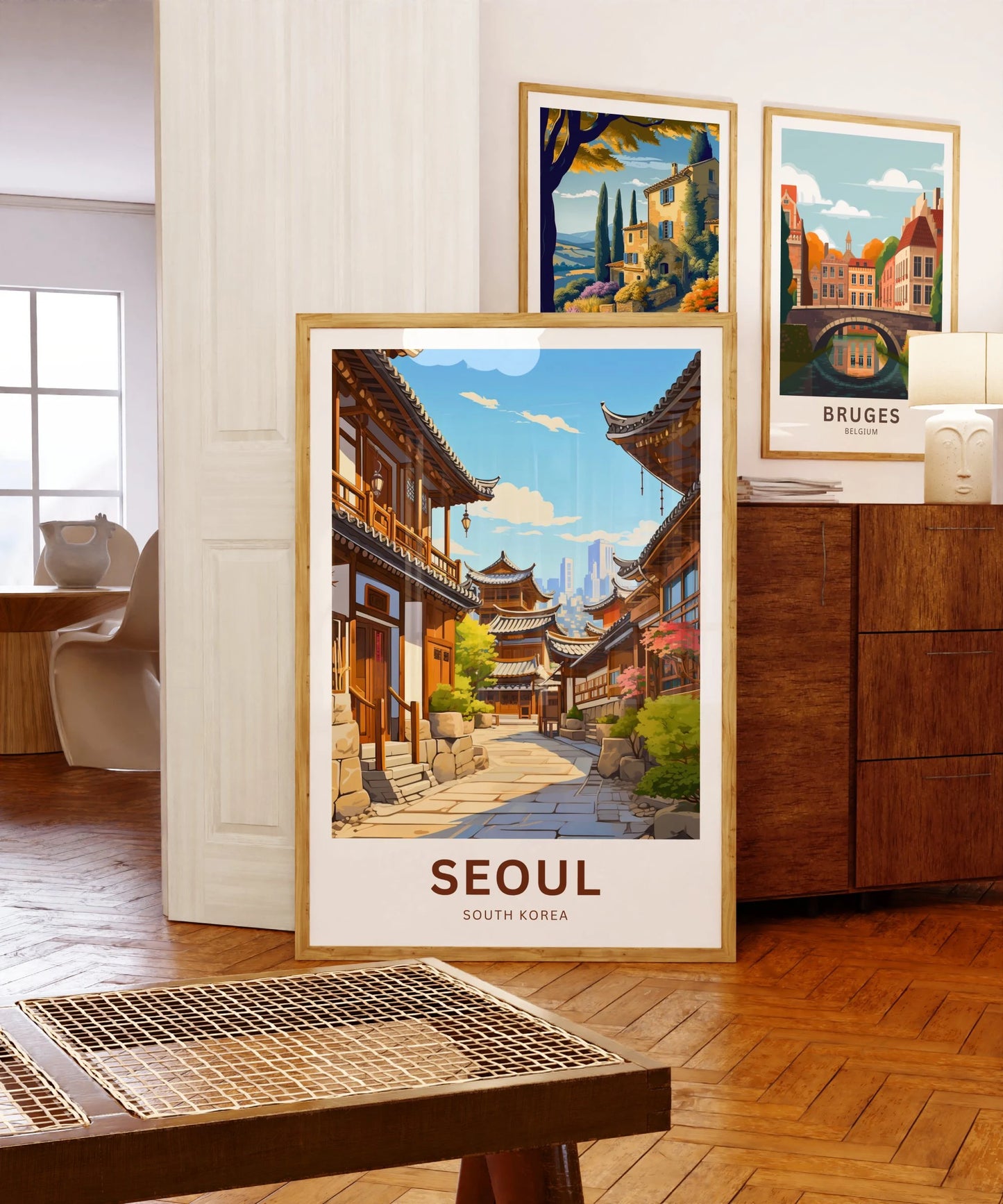 Seoul Travel Poster