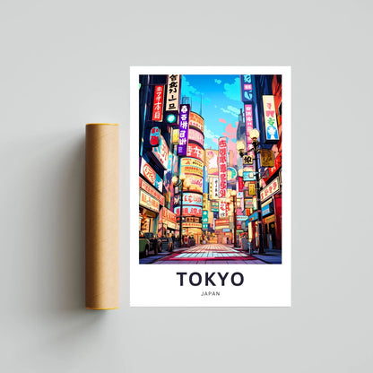 Tokyo Travel Poster