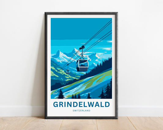 Grindelwald Travel Poster