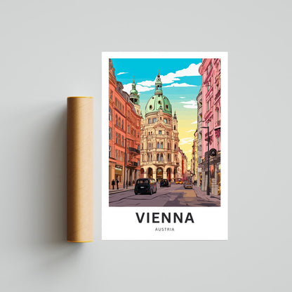 Vienna Travel Poster