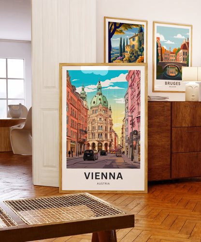 Vienna Travel Poster