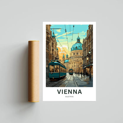 Vienna Travel Poster