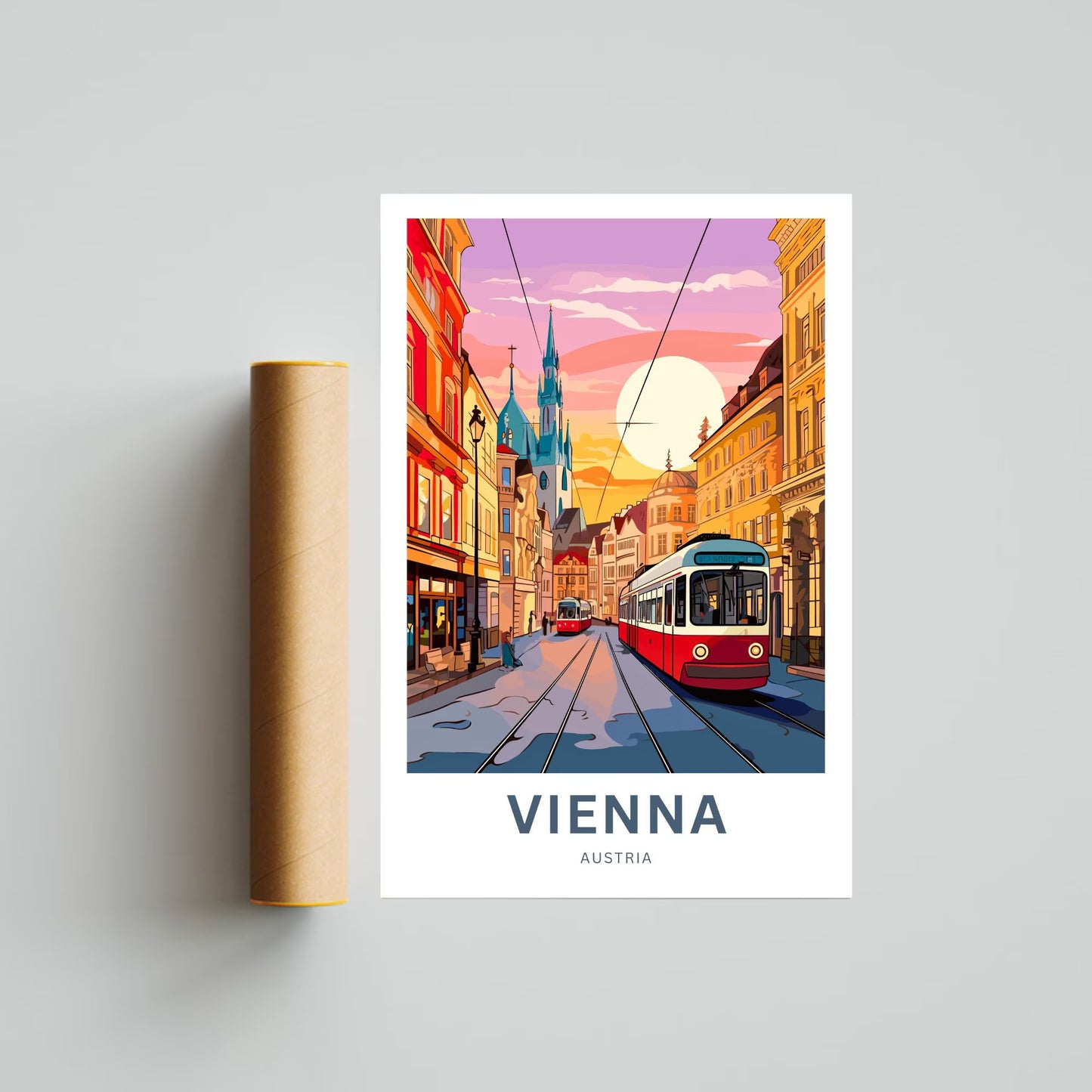 Vienna Travel Poster