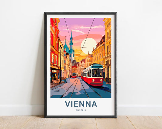 Vienna Travel Poster